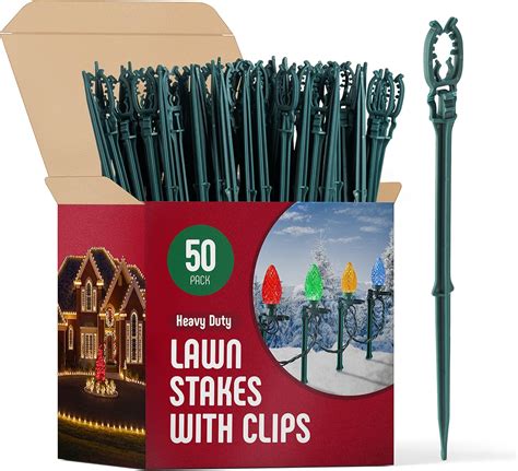 Christmas Light Stakes .